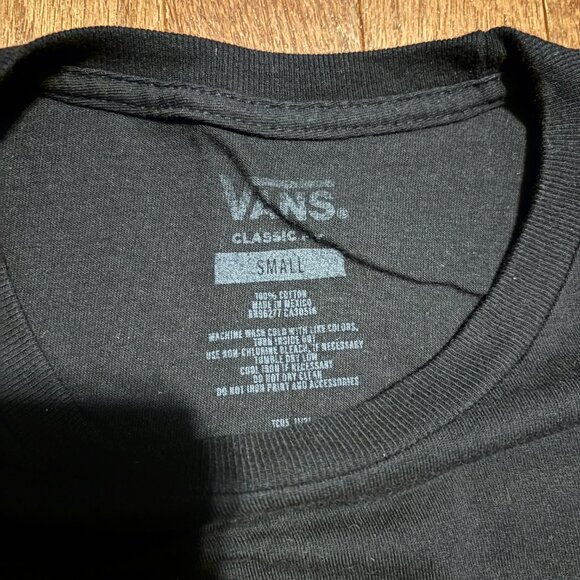 Vans T-shirt Black Spider Size Men's S Excellent condition! - Picture 5 of 8